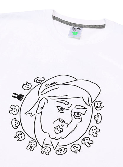 S/S Tee 帽子かぶった人