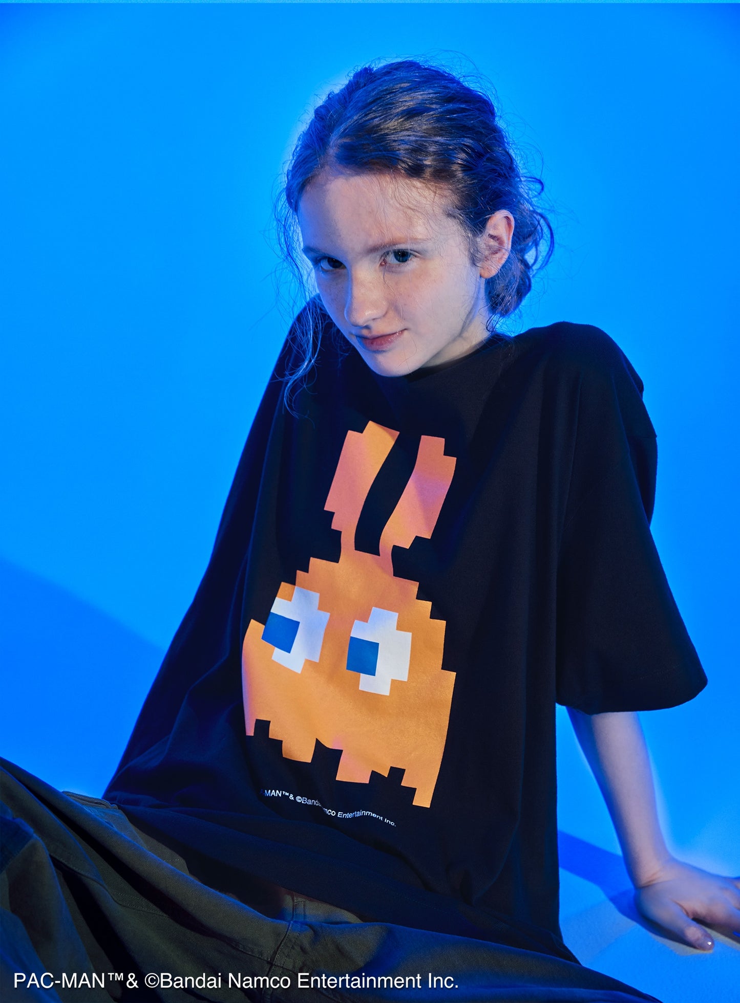 PAC-MAN COLLAB T-SHIRTS 耳付きゴースト