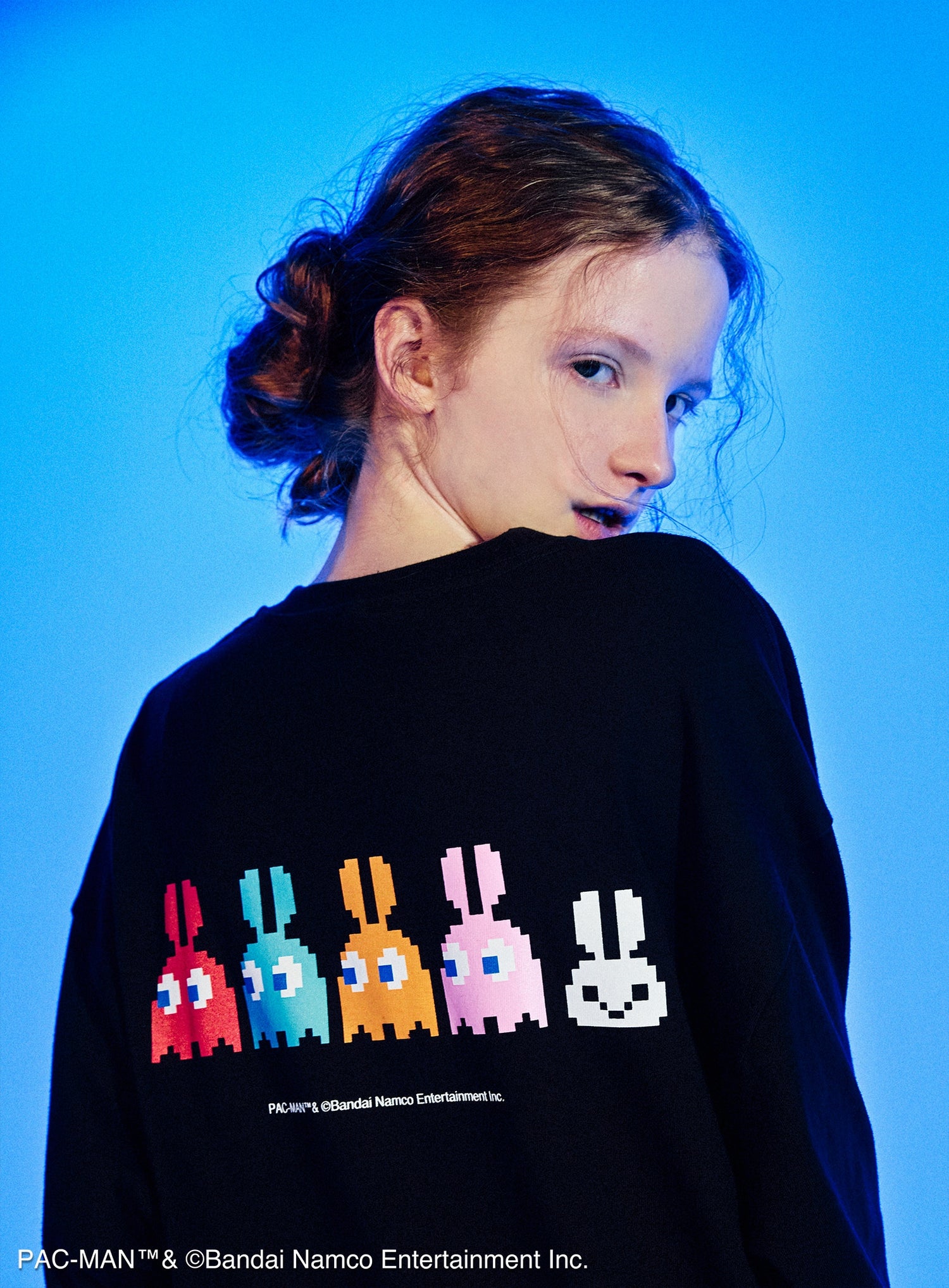 PAC-MAN COLLAB T-SHIRTS 耳付きゴースト