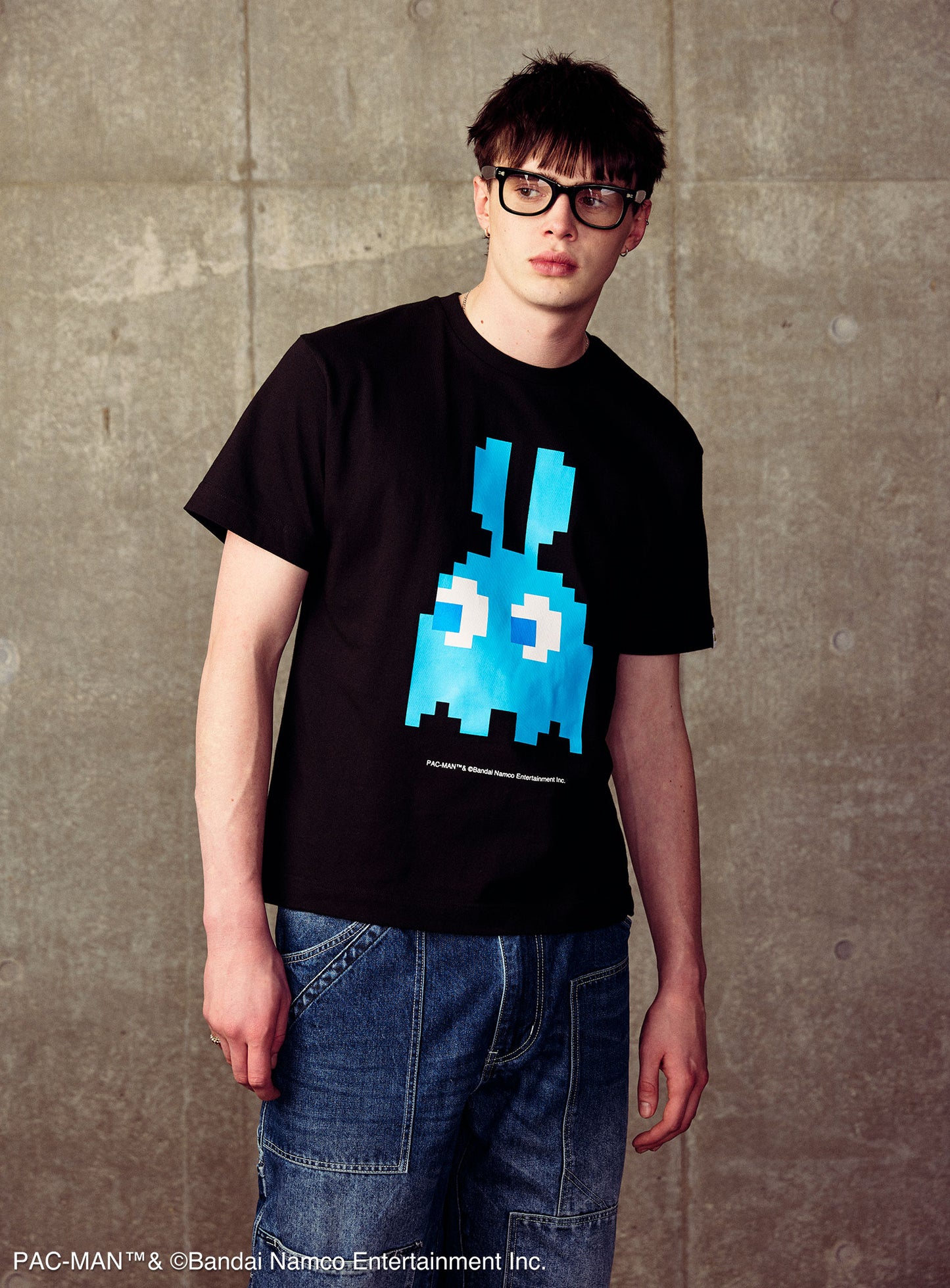 PAC-MAN COLLAB T-SHIRTS 耳付きゴースト