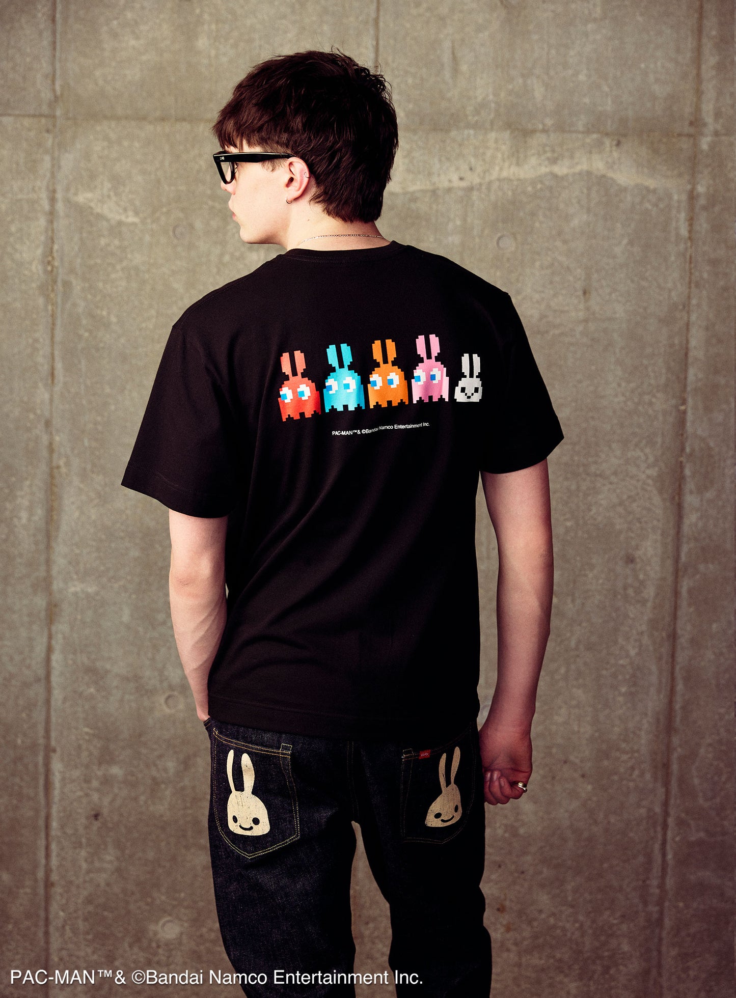 PAC-MAN COLLAB T-SHIRTS 耳付きゴースト