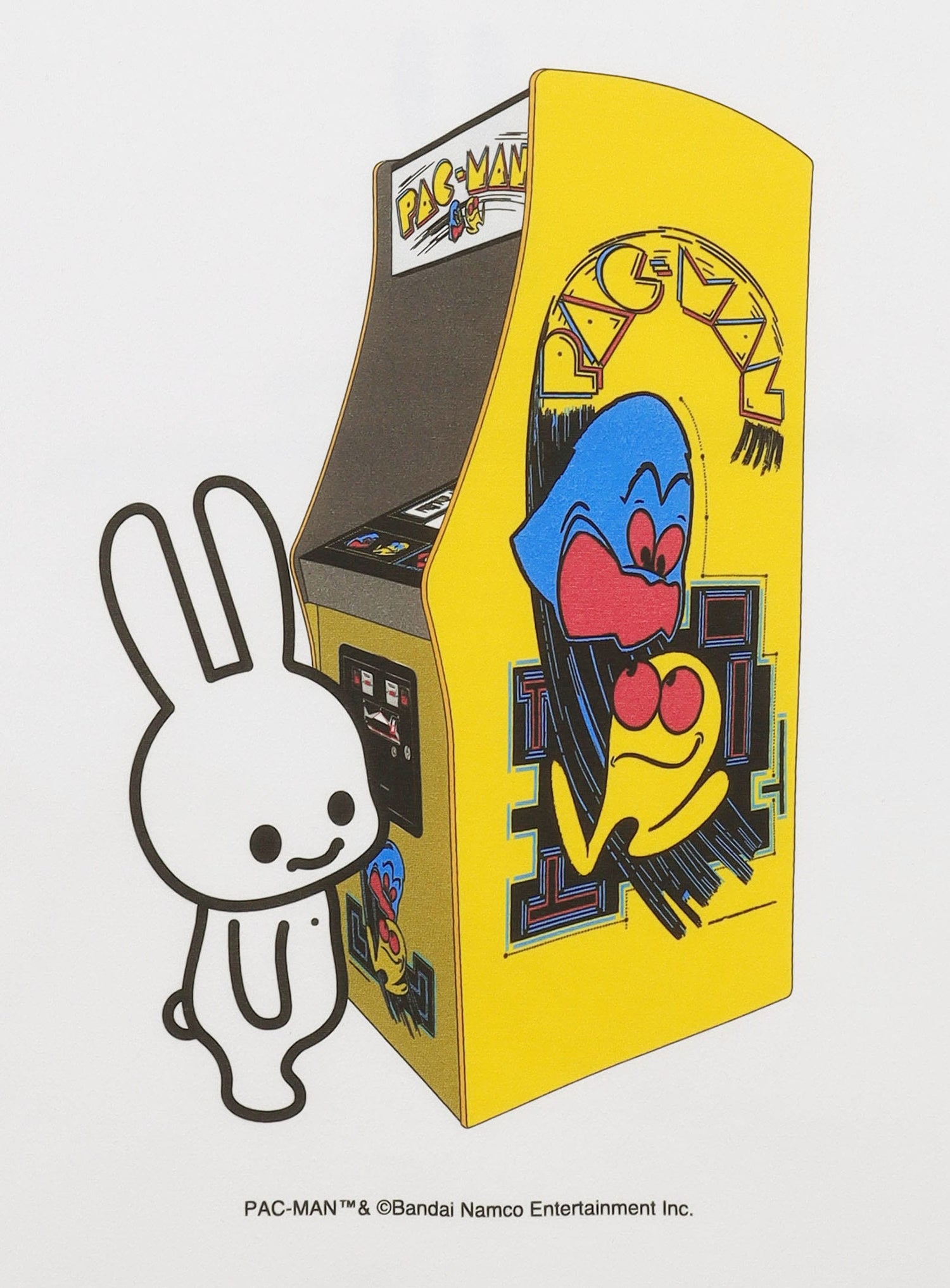 PAC-MAN COLLAB T-SHIRTS 筐体とうさちゃん