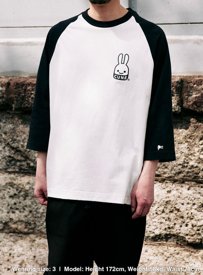 ラグランTシャツ CUNEウサギ