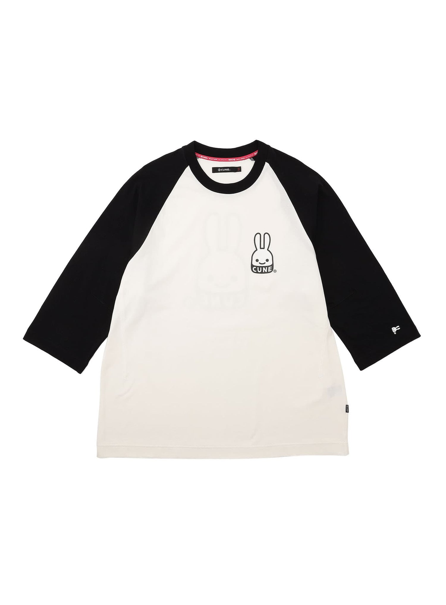 ラグランTシャツ CUNEウサギ