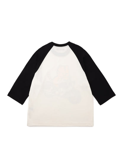 ラグランTシャツ ヘルメット