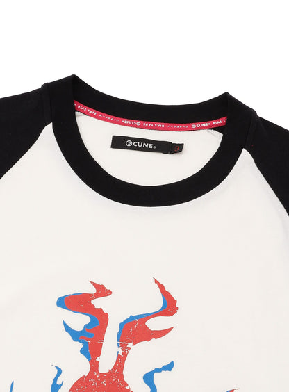 ラグランTシャツ 心臓