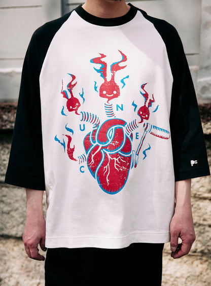 ラグランTシャツ 心臓