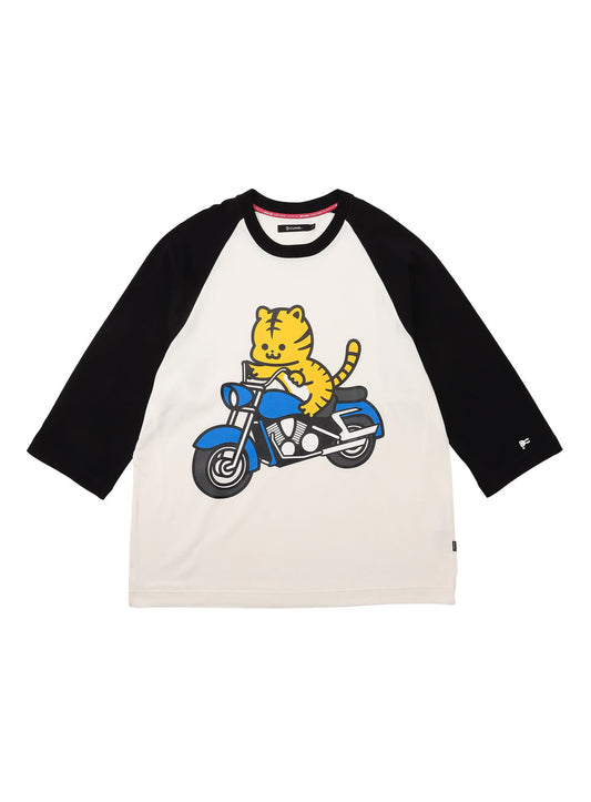 ラグランTシャツ バイクとらちゃん