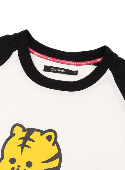 ラグランTシャツ バイクとらちゃん