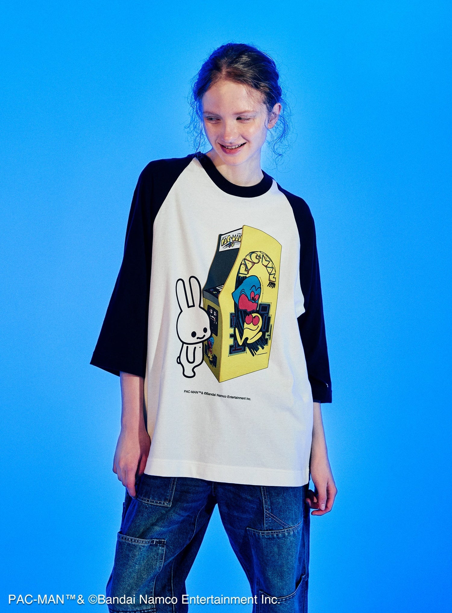 PAC-MAN COLLAB RAGLAN T-SHIRTS 筐体とうさちゃん