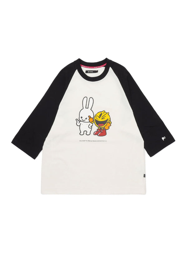 PAC-MAN COLLAB RAGLAN T-SHIRTS パックマンとうさちゃん