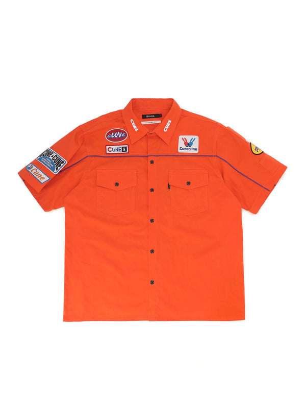 ワッペンメカニックシャツ