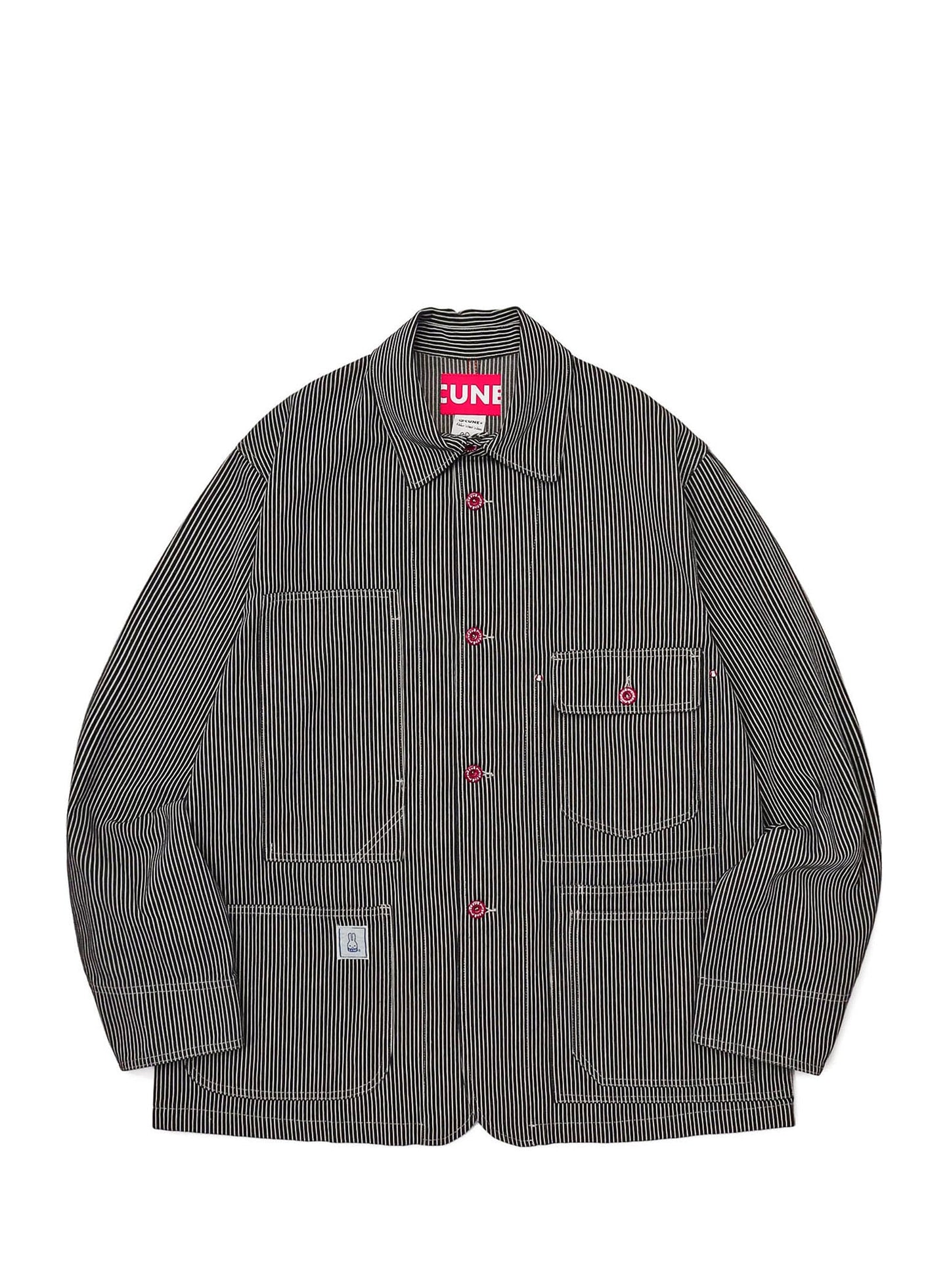＜CUNE RELAX WORK WEAR＞ カバーオール ヒッコリー