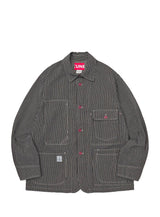 ＜CUNE RELAX WORK WEAR＞ カバーオール ヒッコリー