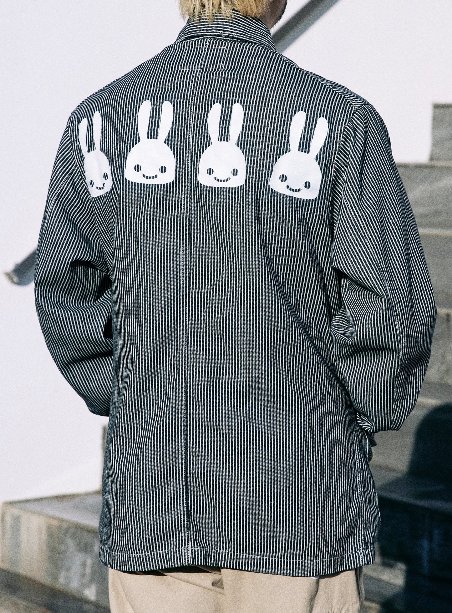 ＜CUNE RELAX WORK WEAR＞ カバーオール ヒッコリー