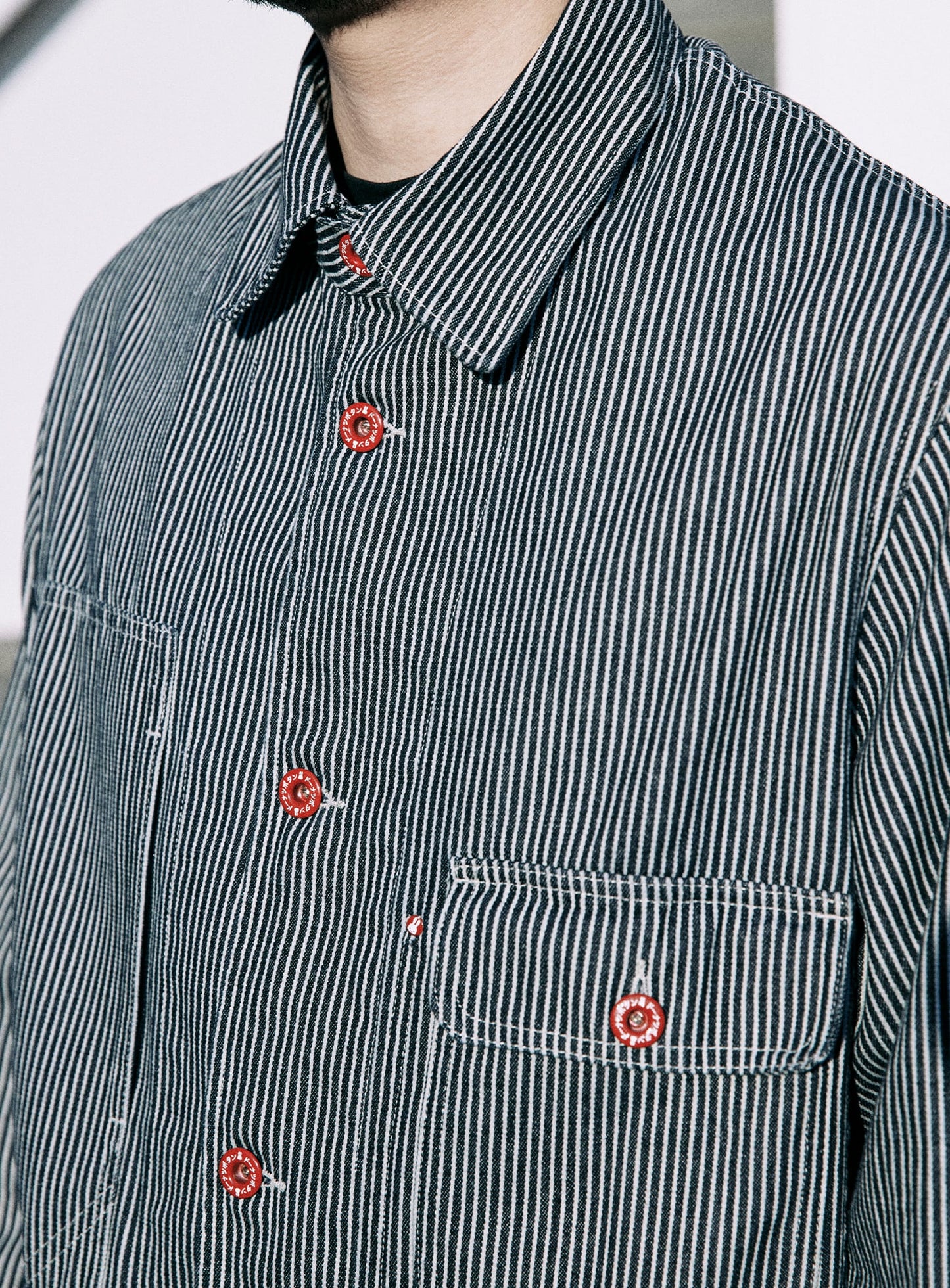 ＜CUNE RELAX WORK WEAR＞ カバーオール ヒッコリー