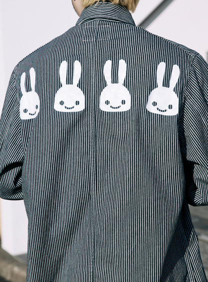 ＜CUNE RELAX WORK WEAR＞ カバーオール ヒッコリー