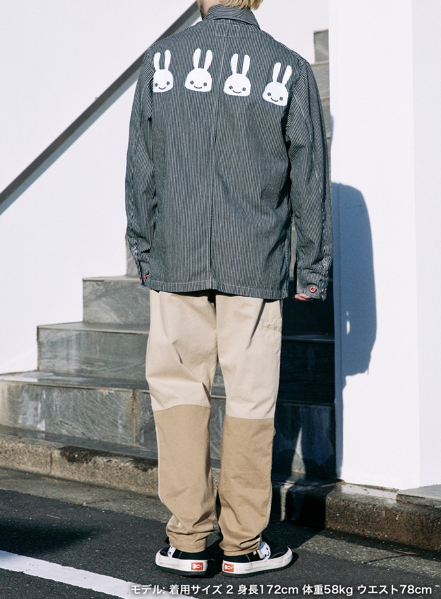 ＜CUNE RELAX WORK WEAR＞ カバーオール ヒッコリー