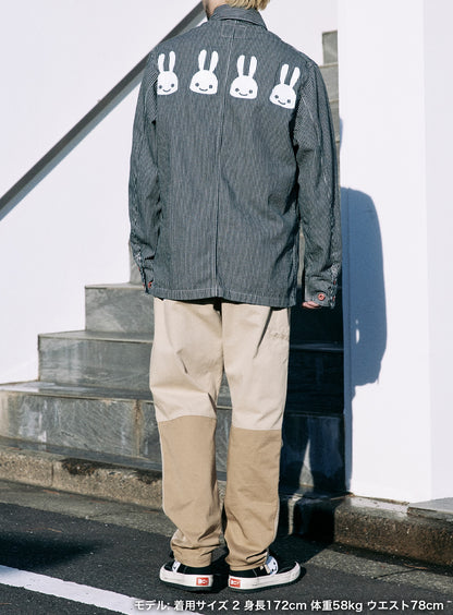 ＜CUNE RELAX WORK WEAR＞ カバーオール ヒッコリー