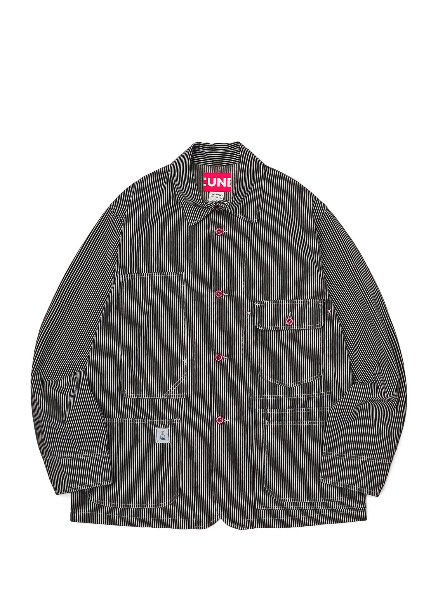 ＜CUNE RELAX WORK WEAR＞ カバーオール ヒッコリー