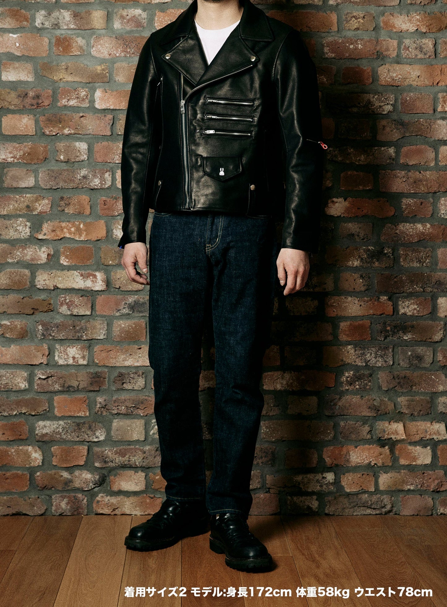 カウレザーの三RIDERS JACKET
