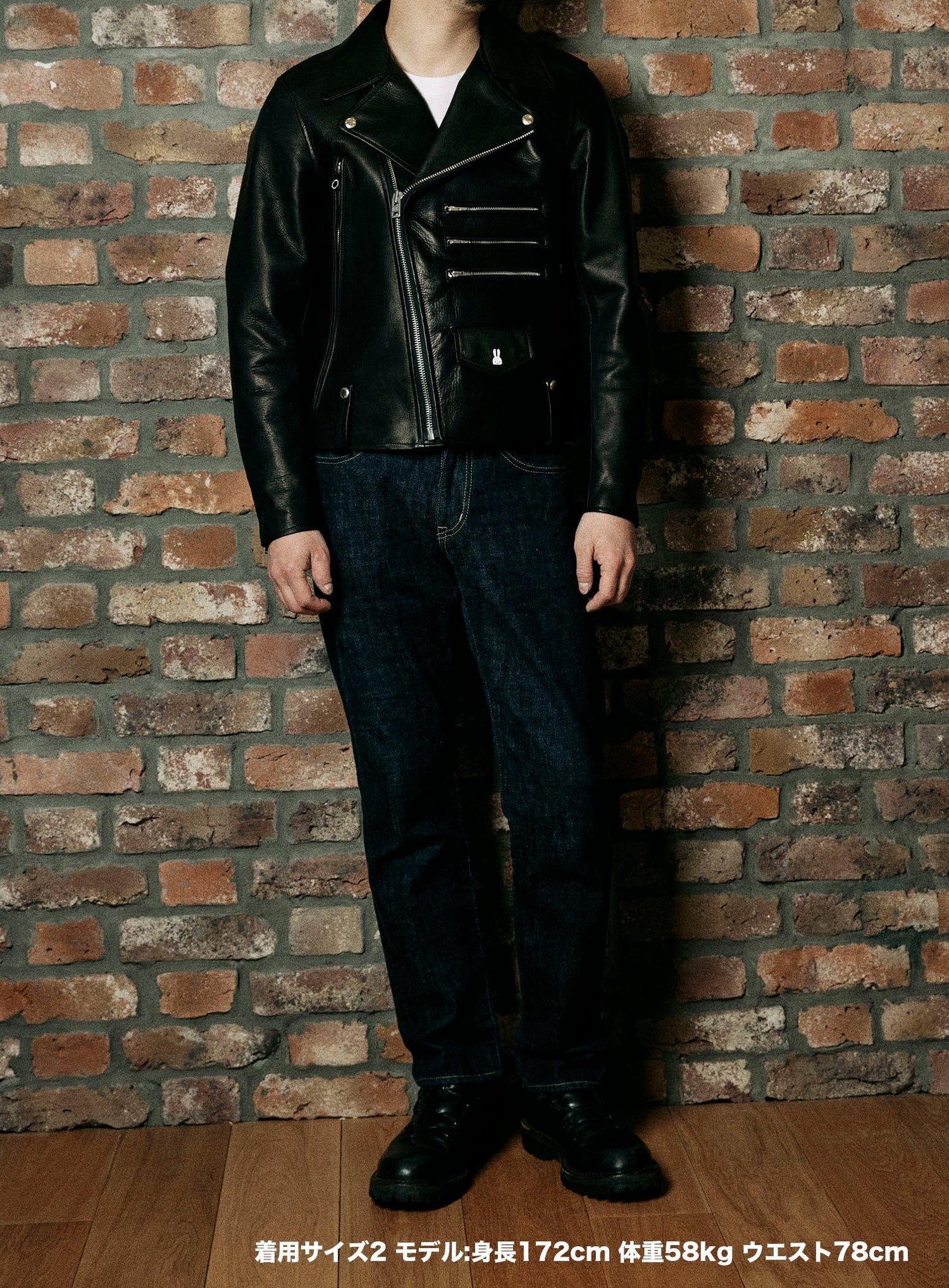 カウレザーの三RIDERS JACKET