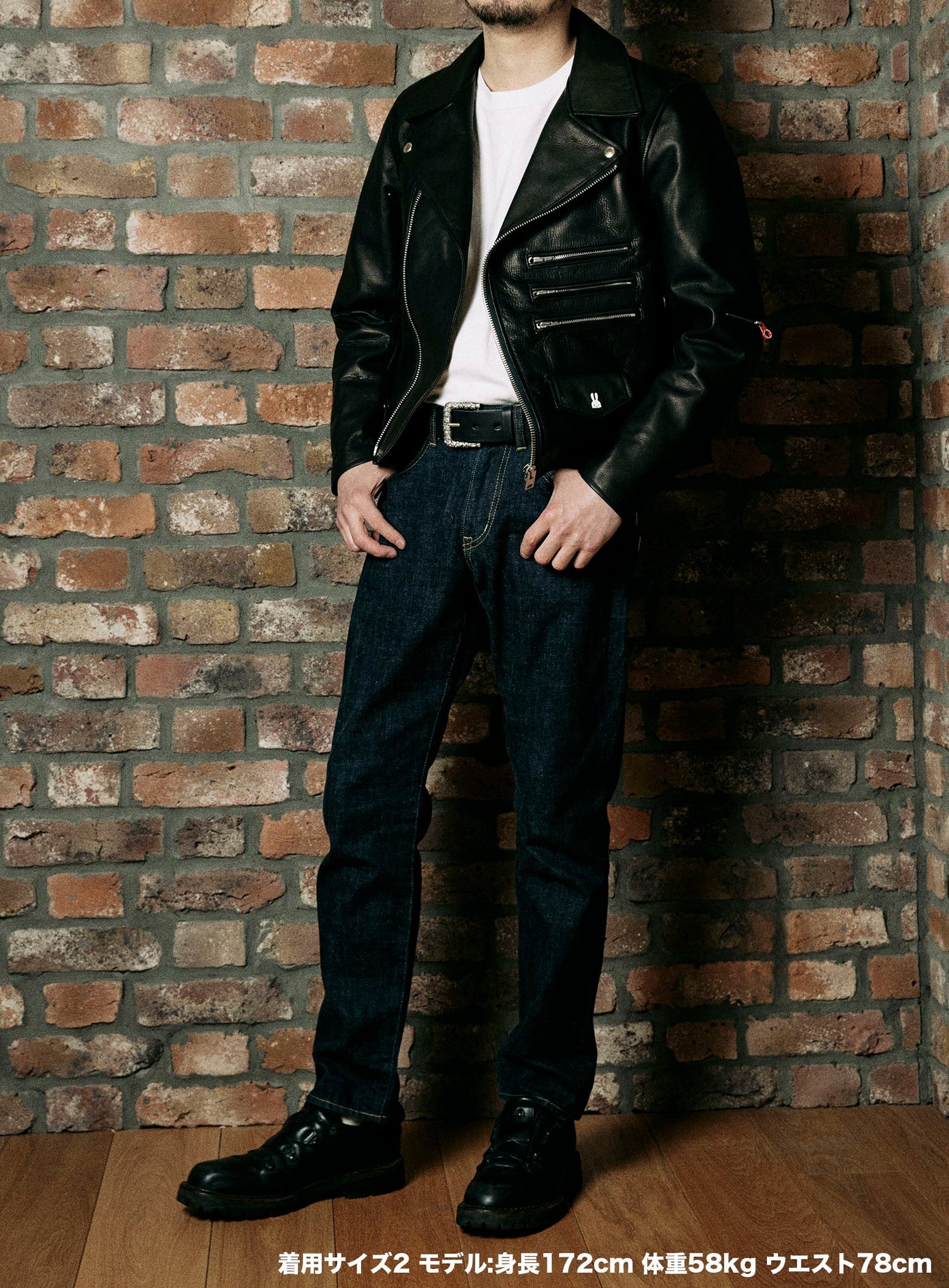 カウレザーの三RIDERS JACKET