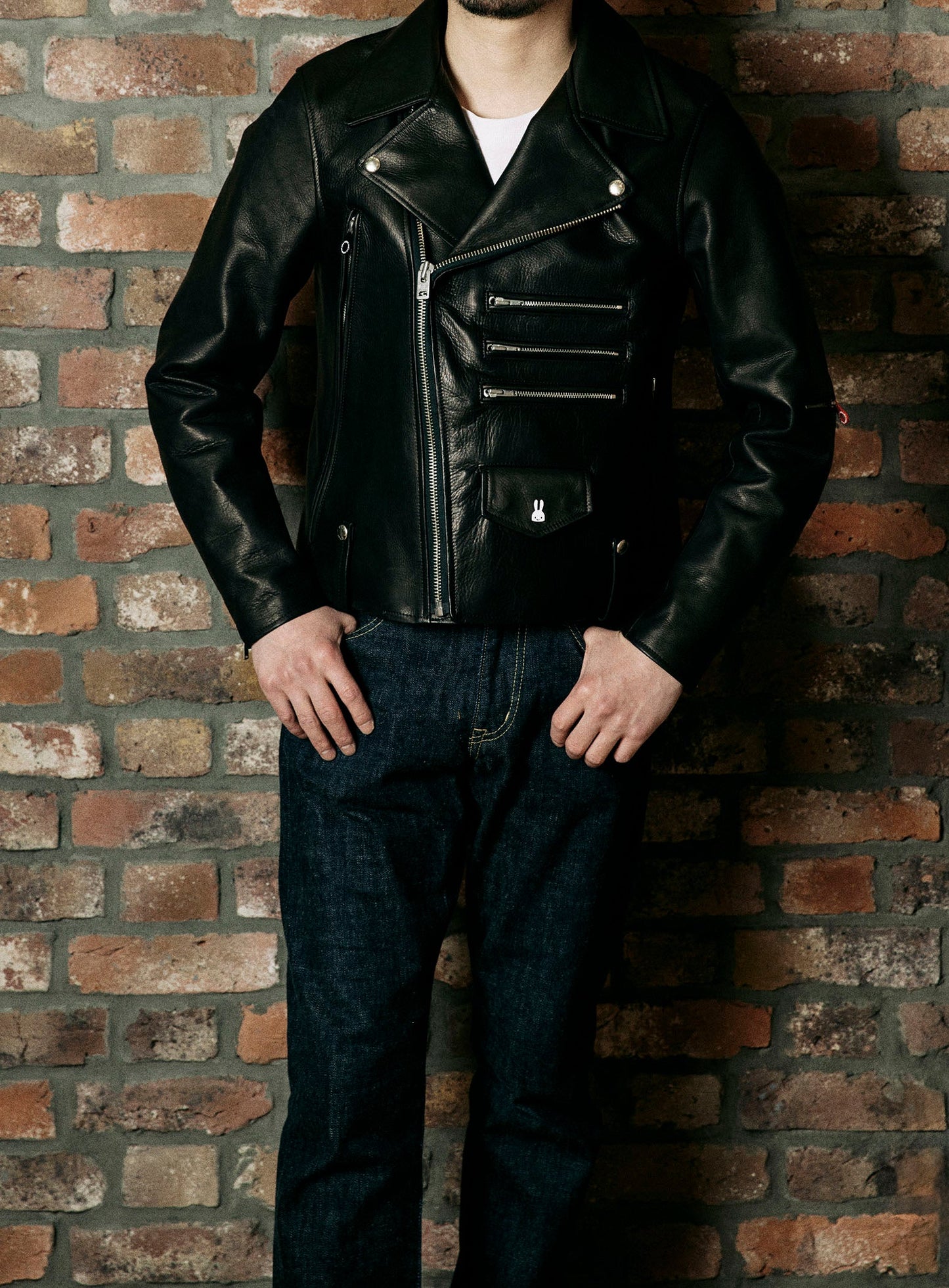 カウレザーの三RIDERS JACKET