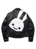カウレザーの三RIDERS JACKET 白ウサギ