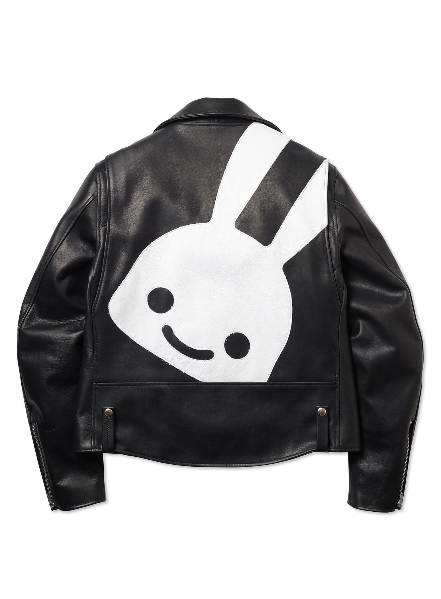 カウレザーの二RIDERS JACKET 白ウサギ – CUNE