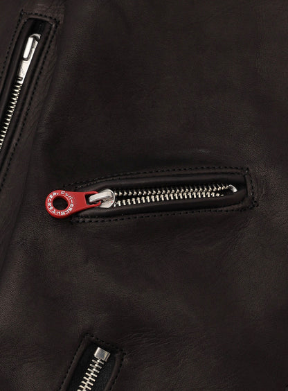 カウレザーの二RIDERS JACKET 白ウサギ