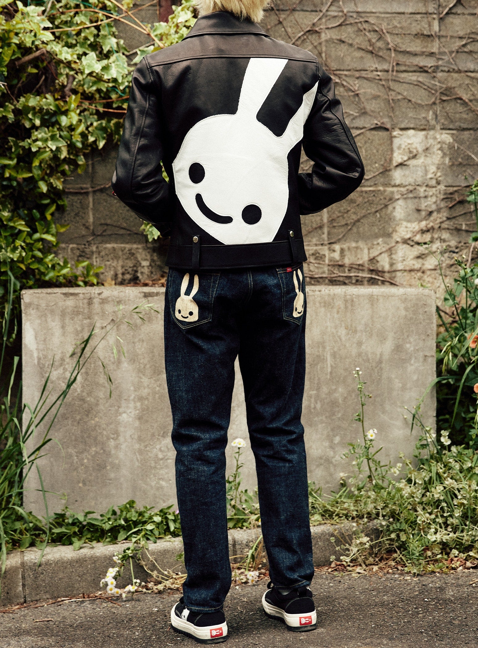 カウレザーの二RIDERS JACKET 白ウサギ – CUNE