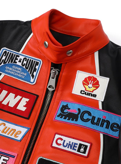 ワッペン MOTORCYCLE JACKET