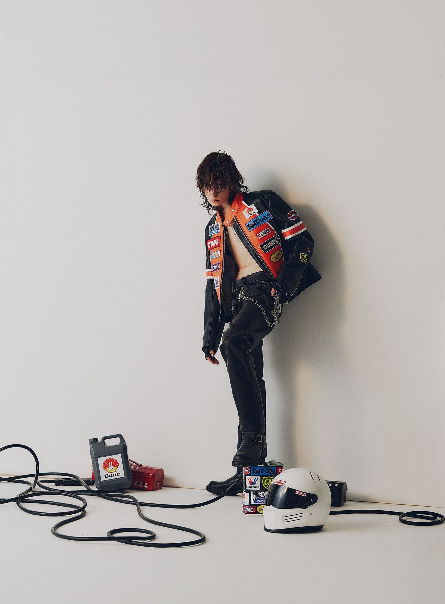 ワッペン MOTORCYCLE JACKET