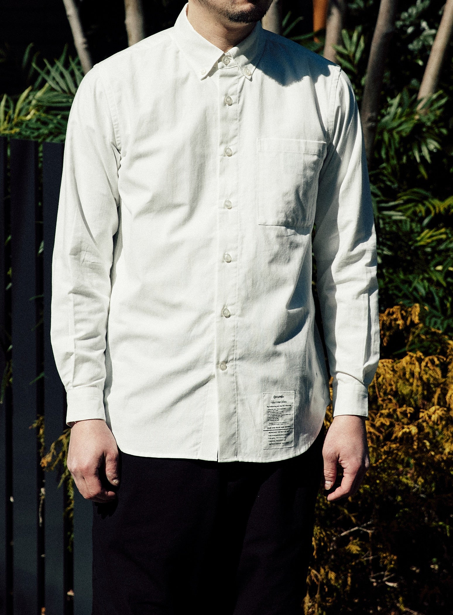 CUNE RELAX WORK WEAR＞ ボタンダウンシャツ