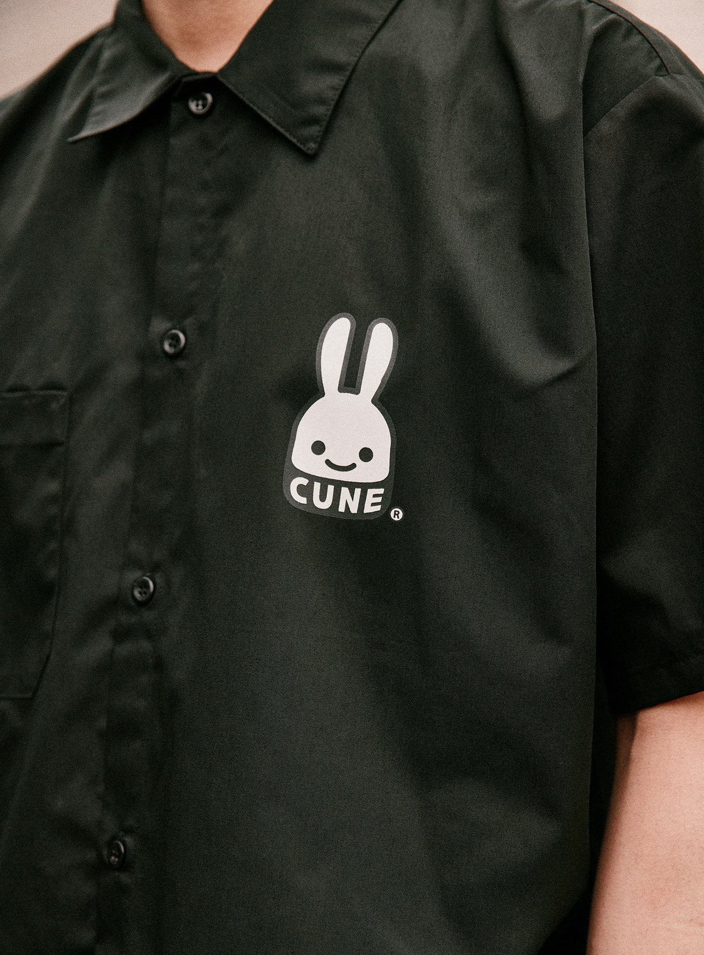 半袖ワークシャツ CUNEウサギ
