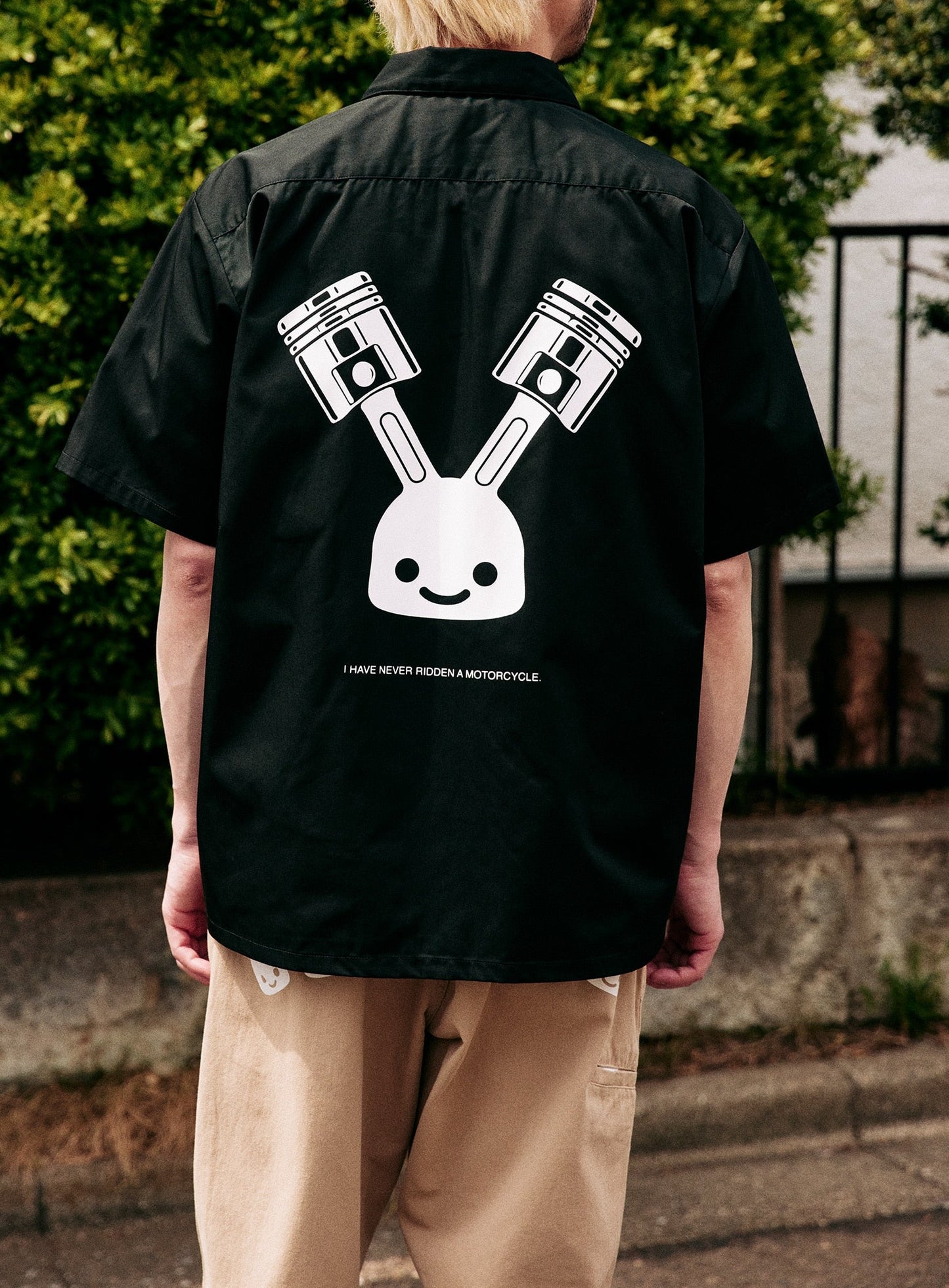 半袖ワークシャツ エンジン