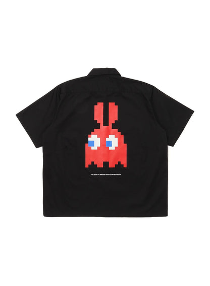 PAC-MAN COLLAB WORK SHIRTS 耳付きゴースト