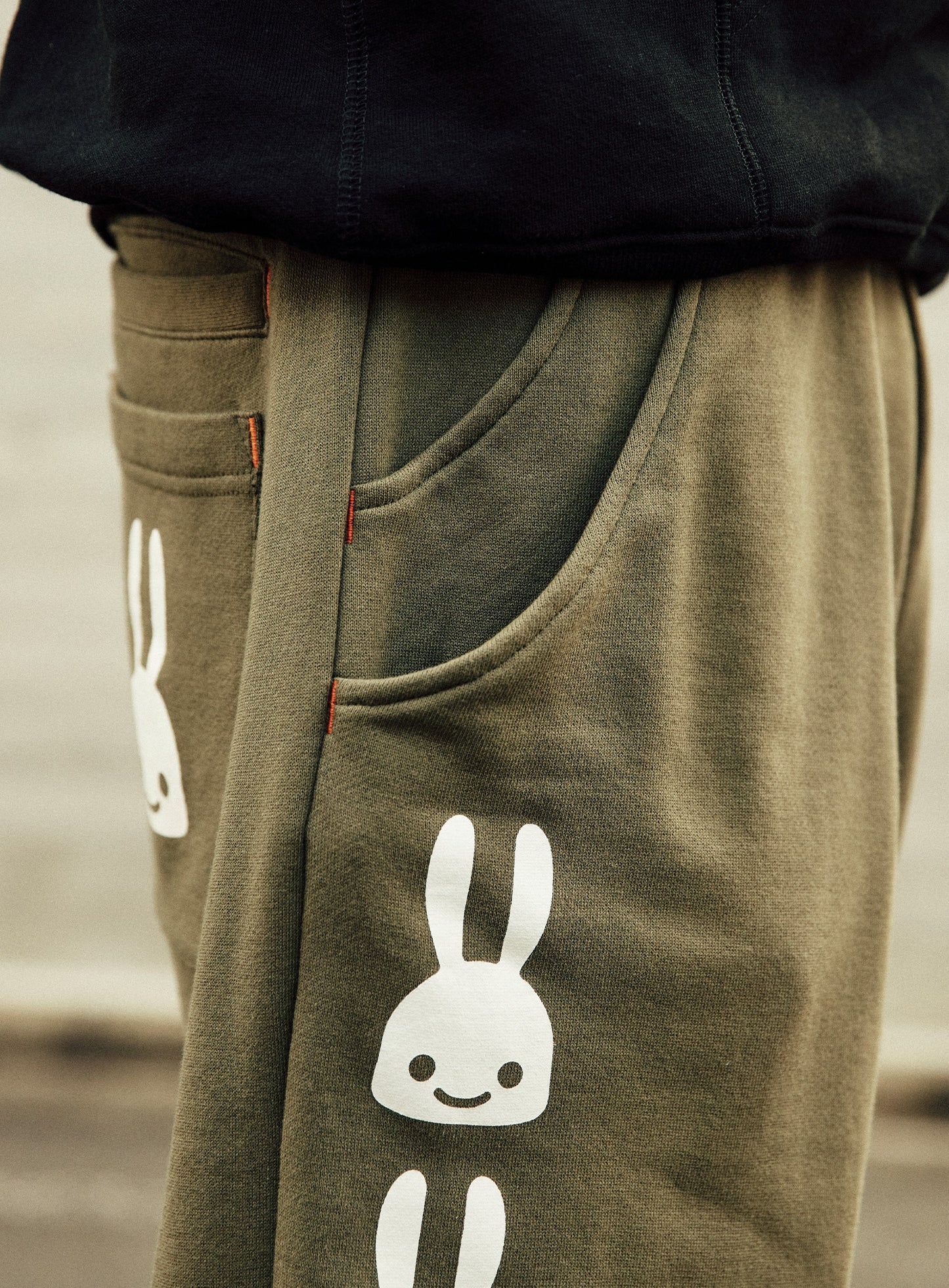 レイヤードポケットサルエルパンツ