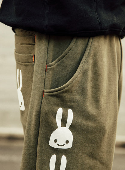 レイヤードポケットサルエルパンツ