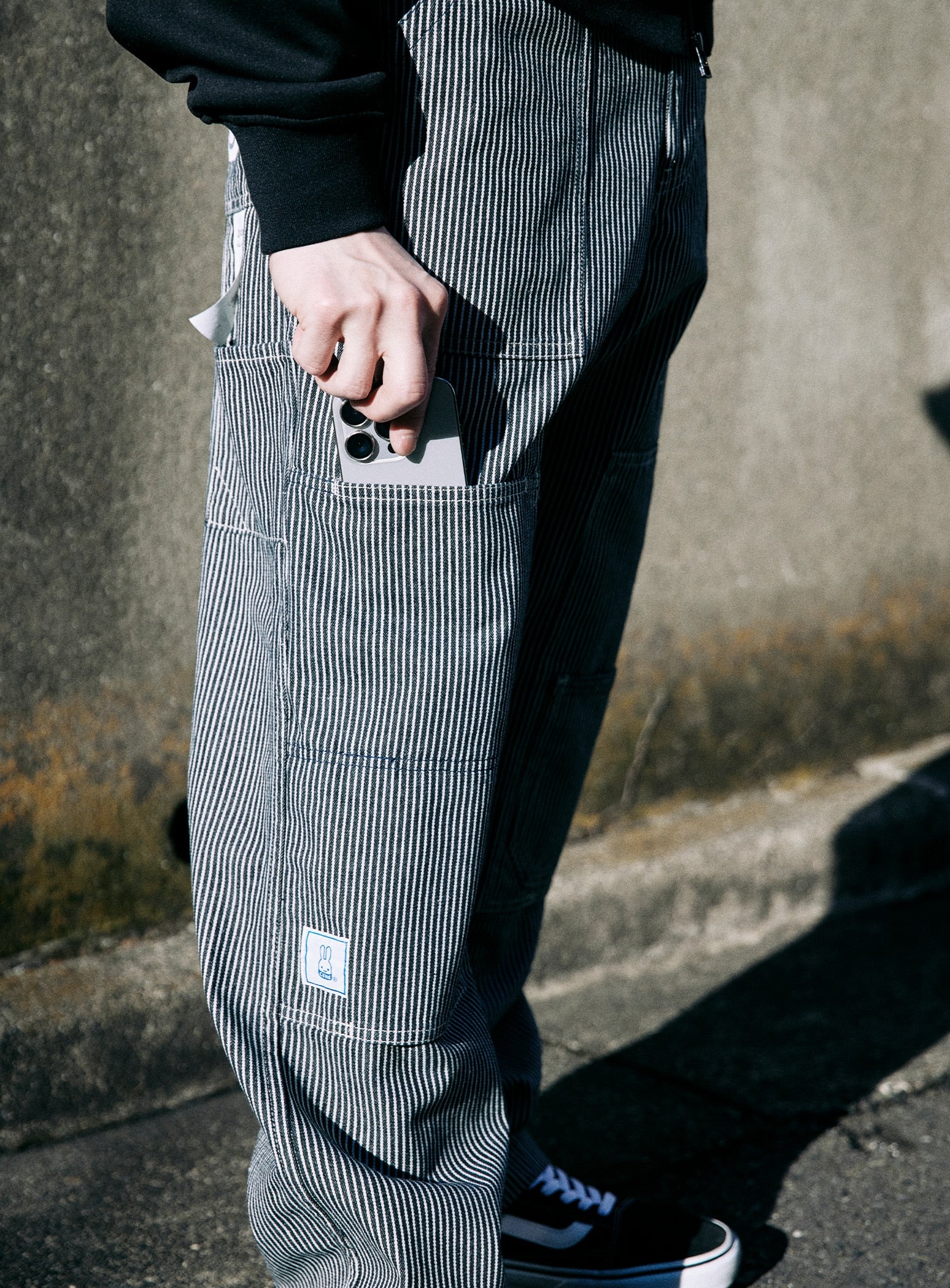 CUNE RELAX WORK WEAR＞ ペインターパンツ ヒッコリー