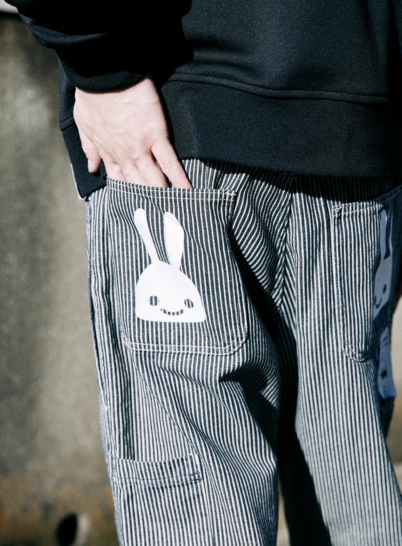 CUNE RELAX WORK WEAR＞ ペインターパンツ ヒッコリー
