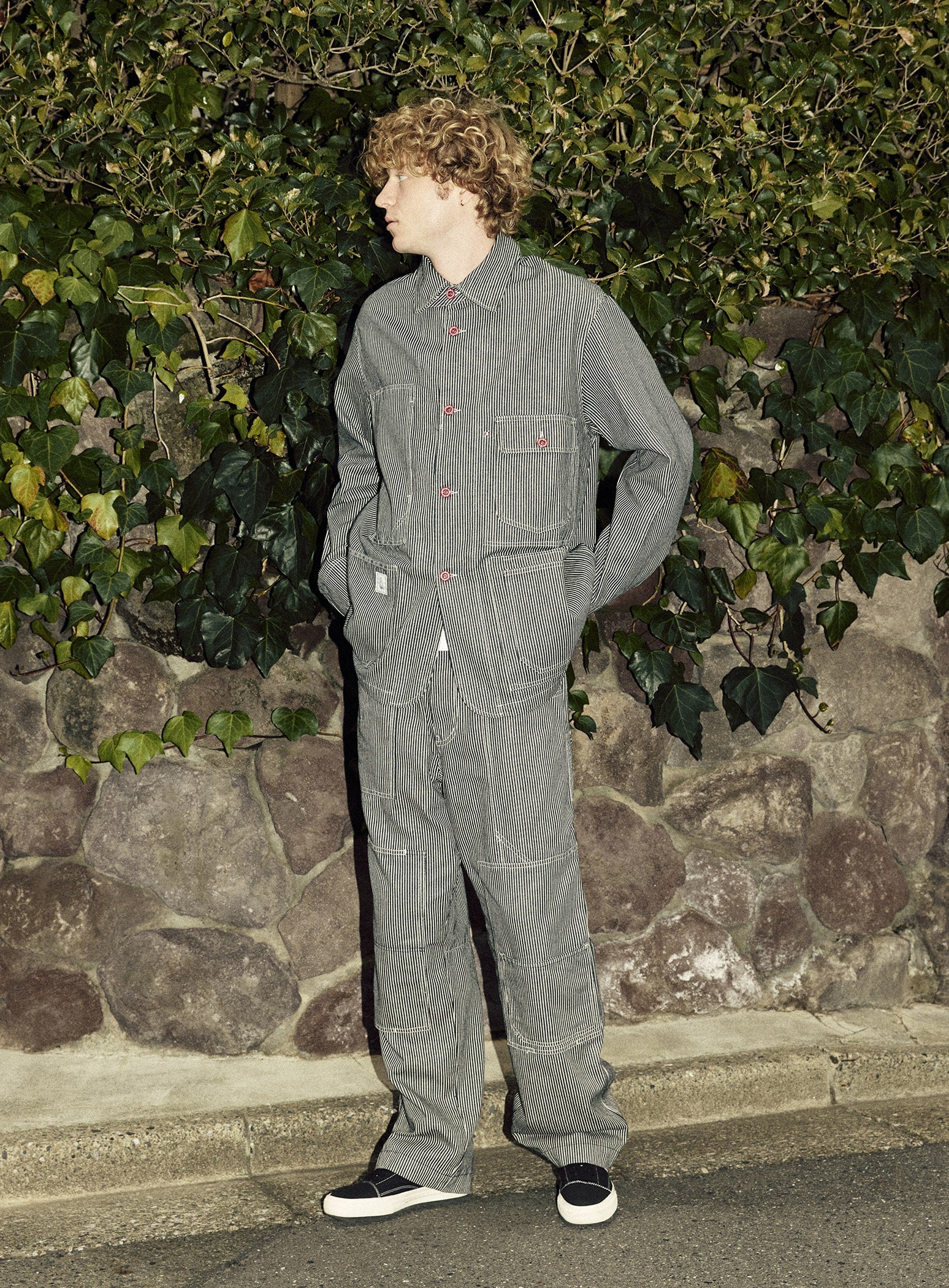CUNE RELAX WORK WEAR＞ ペインターパンツ ヒッコリー
