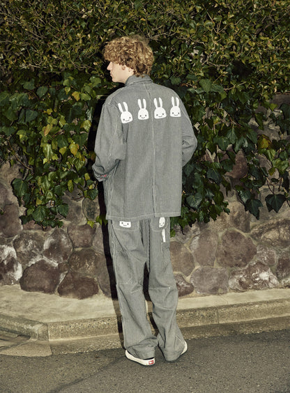 ＜CUNE RELAX WORK WEAR＞ ペインターパンツ ヒッコリー