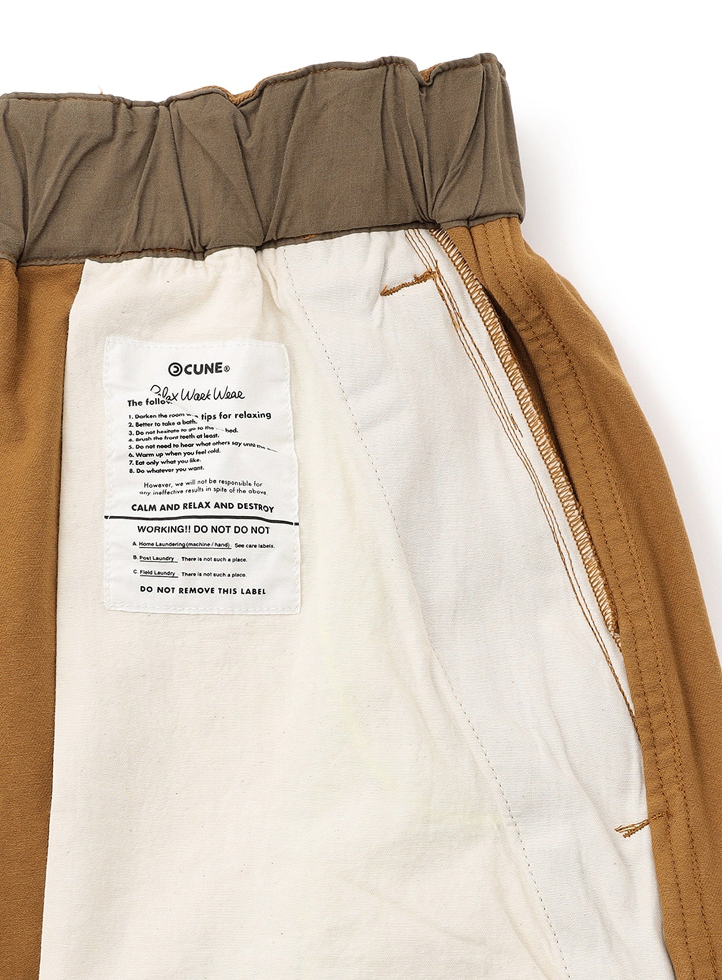 ＜CUNE RELAX WORK WEAR＞ CUNE WORK SHORTS