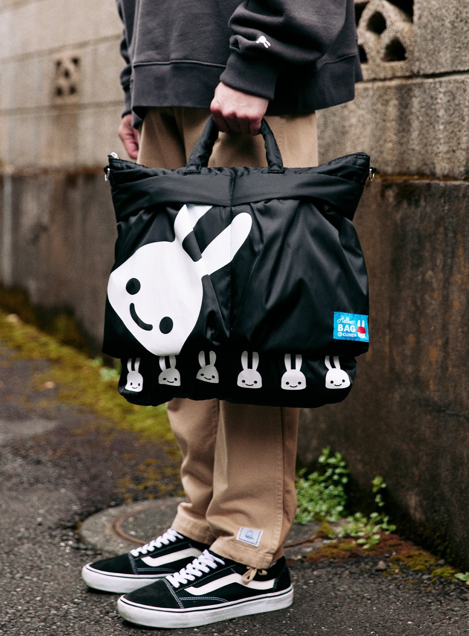 CUNE ヘルメット バッグ 黒 2way ショルダー ヘルメットバッグ – CUNE