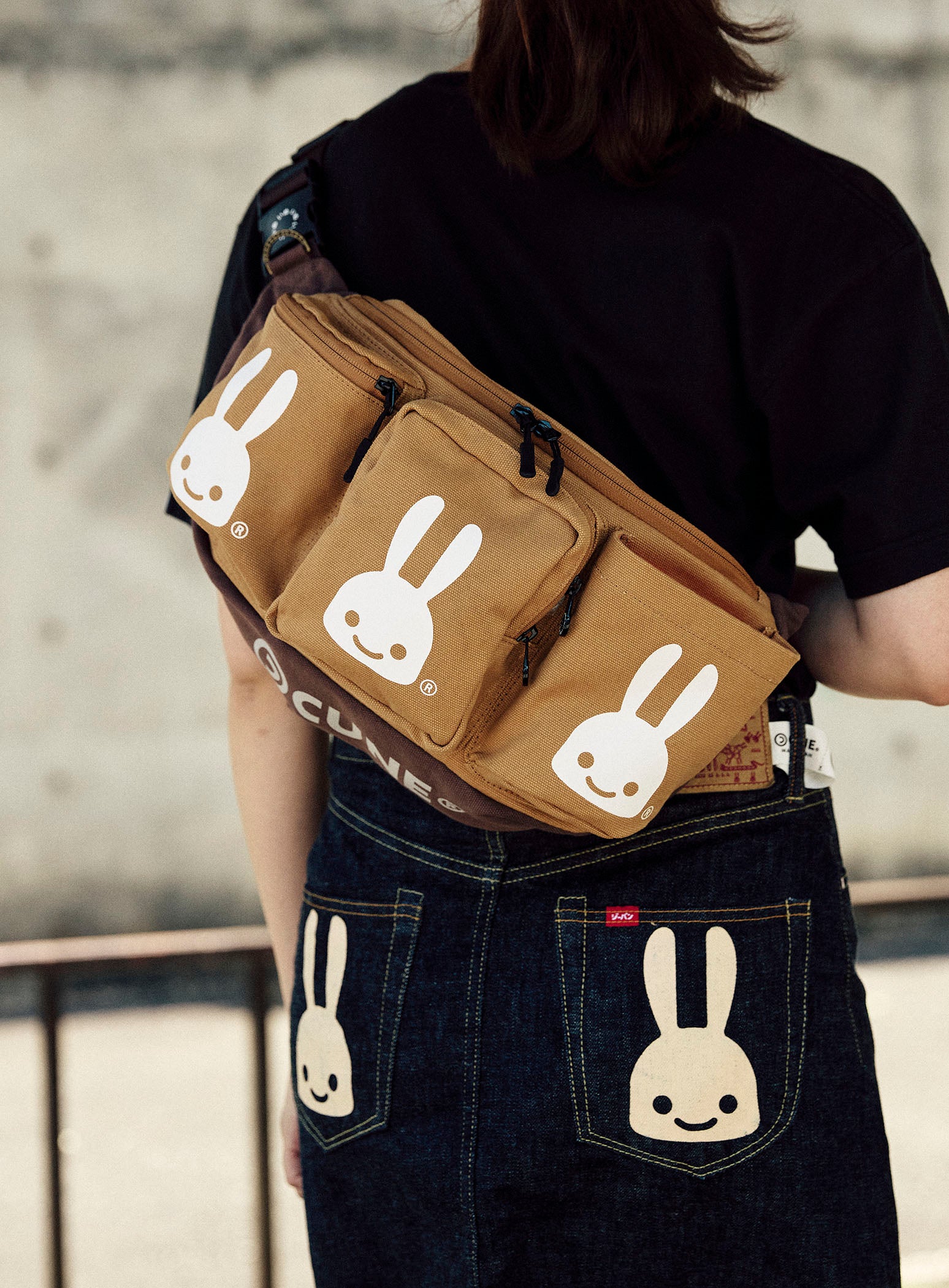 キューン　cune お散歩ボディバッグ　新品　タグ付き お散歩ボディバッグ – CUNE