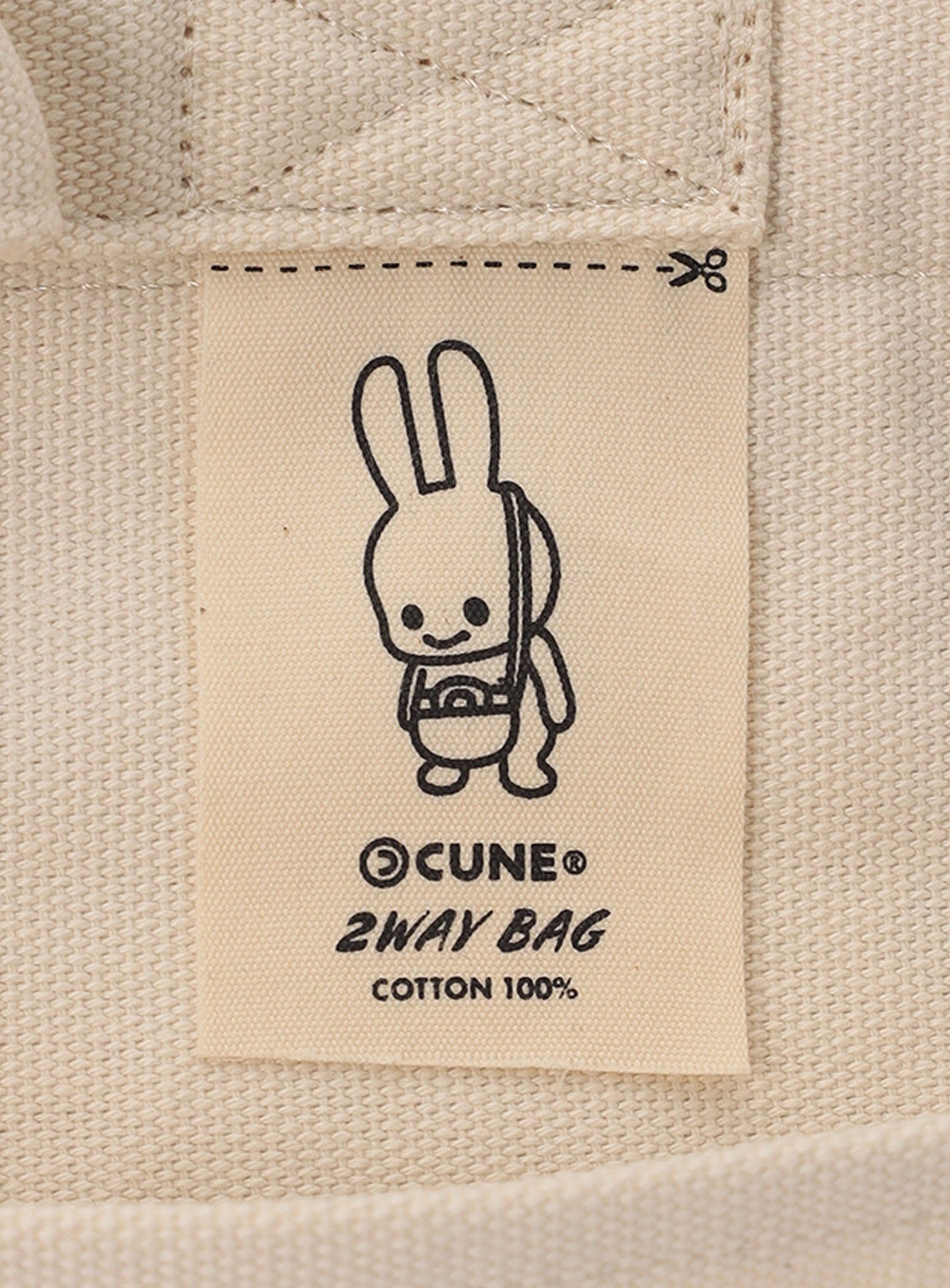 プリント2WAYバッグ 注意