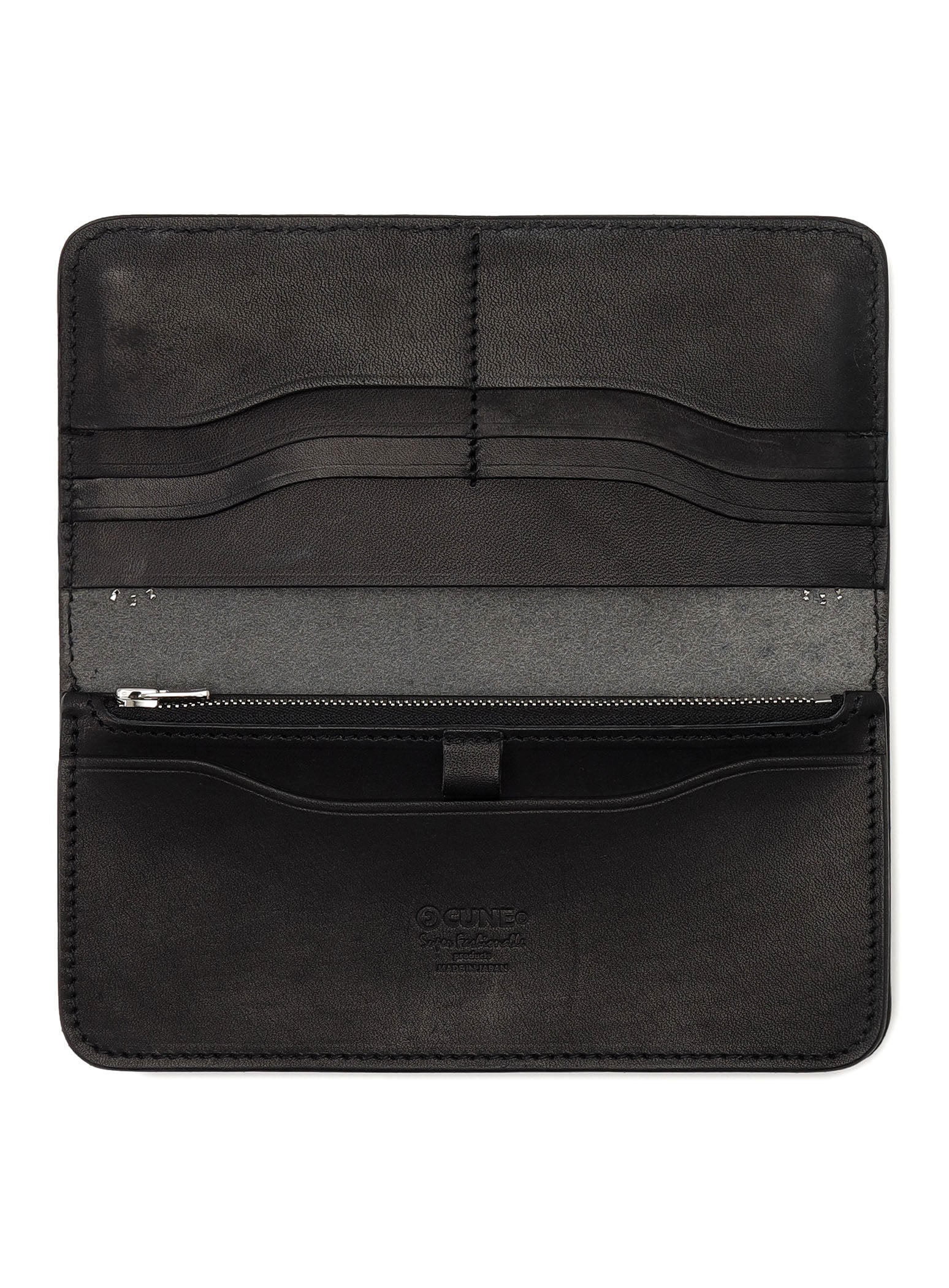 STUDS LONG LEATHER WALLET FLOWER – CUNE