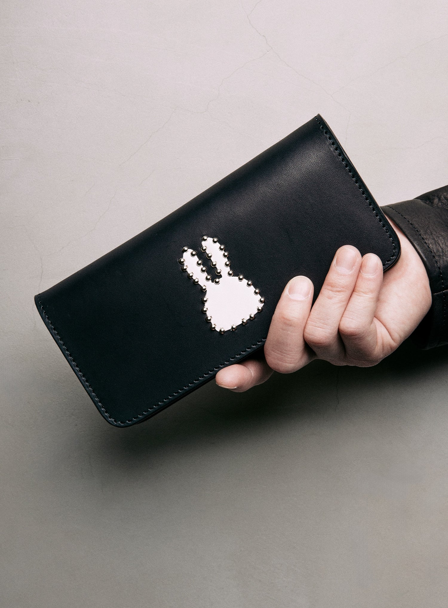 PATCH LONG LEATHER WALLET U1